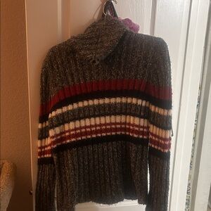 L.A. Blues Gray and Black Knit Sweater Label